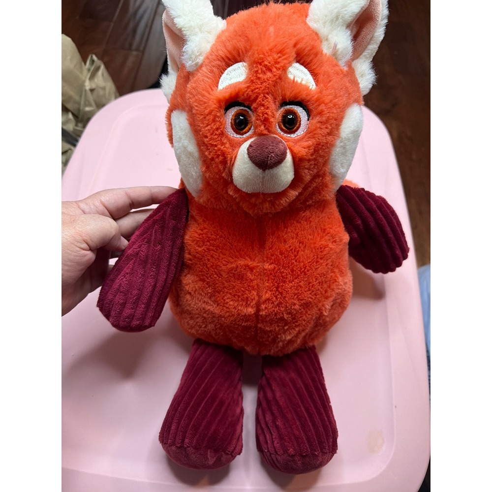 Disney‎ Pixar Turning Red Panda Mei Scentsy Buddy Plush Orange Maroon Corduroy